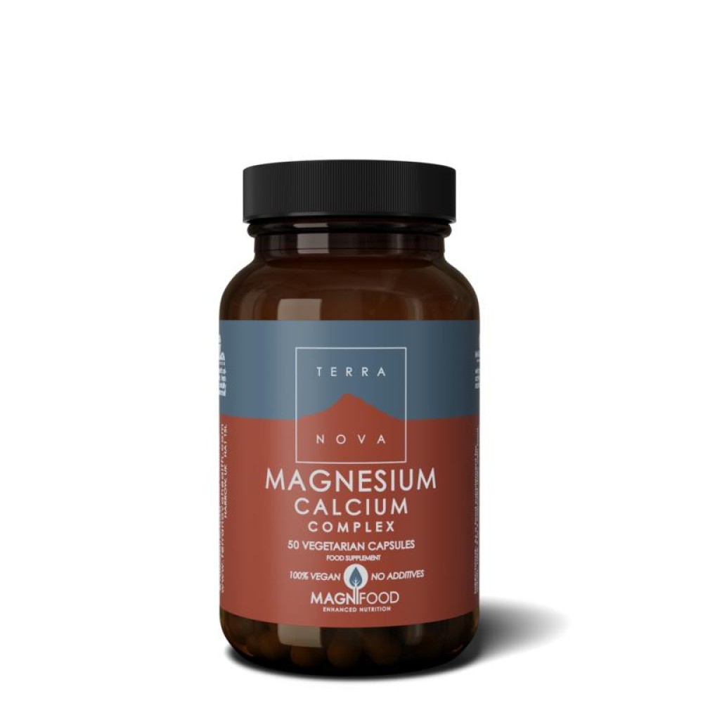 Magnesium Calcium 2:1 l 50 capsules l Terranova