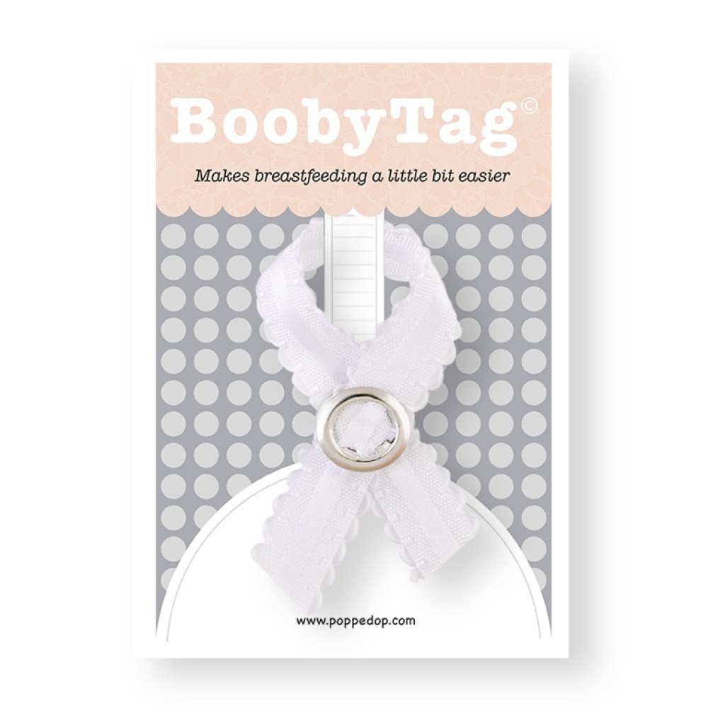BoobyTag Lieve Lotje, wit geruit